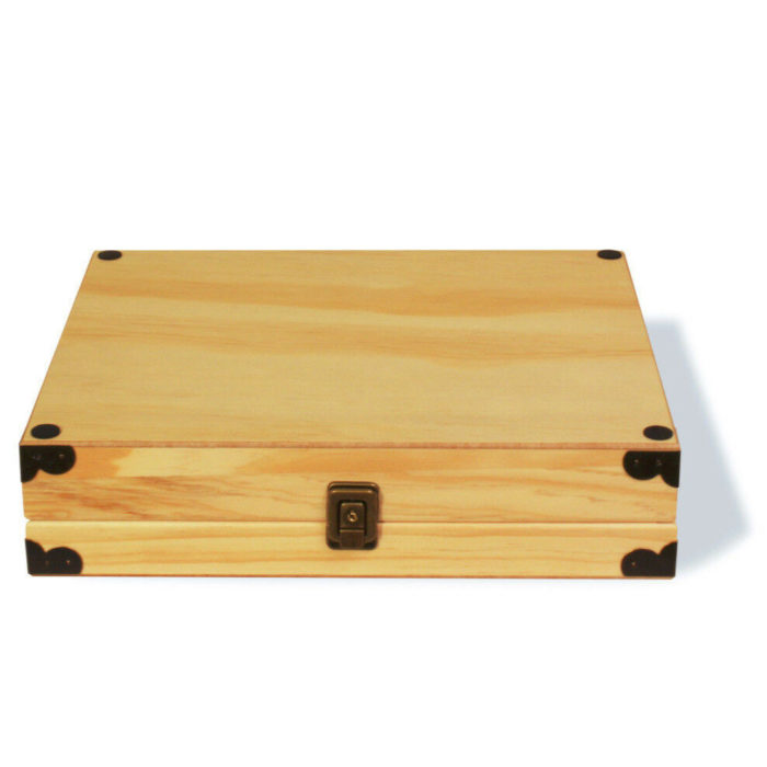 68 slot Essential Oil Wood Box - Lock and Key - Image 5